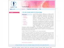 Tablet Screenshot of gynecologie-info.com